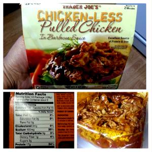 1/2 package Chicken-less Pulled Chicken in Barbecue Sauce