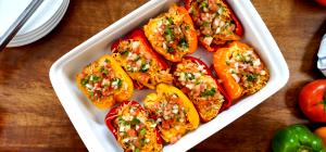 1/2 package Chicken Taco Stuffed Peppers
