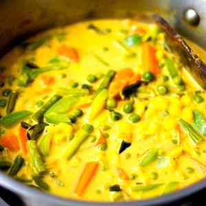 1/2 Package Kerala Vegetables Entree, Indian Cuisine