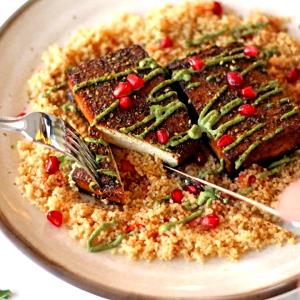 1/2 Package Tofu Tenders, Mediterranean Tahini