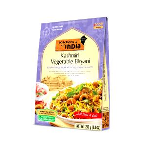 1/2 Package Vegetable Supreme & Basmati Rice Entree, Indian Cuisine