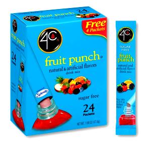 1/2 packet (1.5 g) On-the-Go Sugar Free Ruby Red Mix