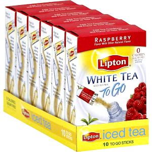 1/2 Packet LIPTON® White Tea To Go With Natural Raspberry Flavor