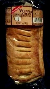 1/2 pastry (71 g) Vienna Cream Danish