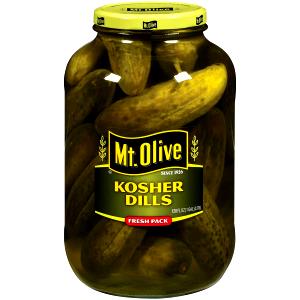 1/2 pickle (1 oz) Kosher Dill Pickles