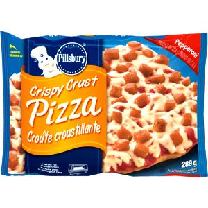 1/2 pizza (137 g) Pepperoni Crispy Crust Pizza