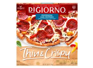 1/2 pizza (150 g) Thin & Crispy Pizza - Pepperoni & Peppers
