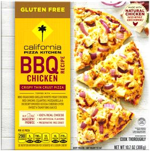 1/2 pizza (153 g) Gluten Free BBQ Chicken Pizza
