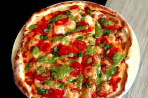 1/2 pizza (156 g) Pesto & Buffalo Mozzarella Pizza