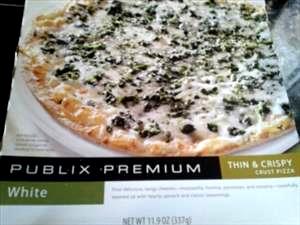 1/2 pizza (168 g) Premium White Thin & Crispy Crust Pizza