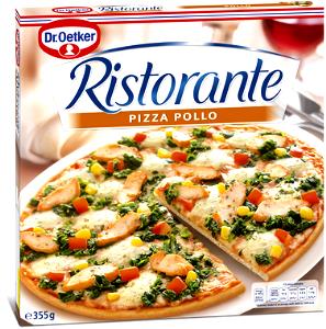 1/2 pizza (177.5 g) Ristorante Pollo Pizza