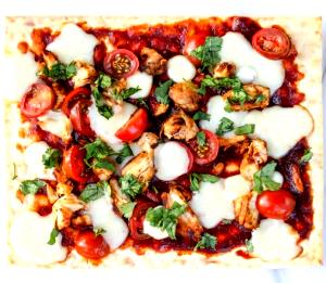 1/2 pizza (295 g) Chipotle Chicken Lavosh Pizza