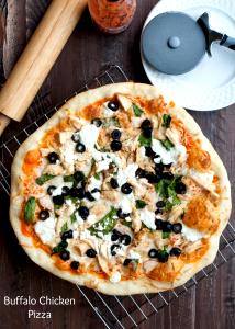 1/2 pizza Goat Cheese & Roasted Tomato Pizza