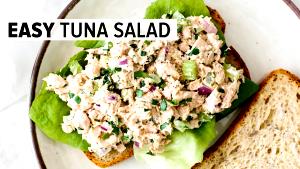 1/2 portion (44 g) Homemade Tuna Salad (1/2 Sandwich Portion)