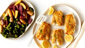 1/2 Portion Cod Half Portion Wood-Grilled Or Broiled, With Broccoli