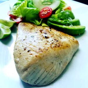 1/2 Portion Monchong Half Portion Wood-Grilled Or Broiled, With Broccoli