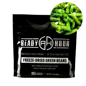 1/2 Pouch Green Bean, Freeze Dried