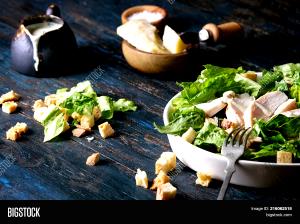 1/2 salad Classic Caesar Salad with Grilled Chicken Breast (Half)