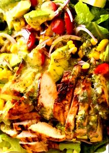 1/2 salad Lemon Chicken Salad with Fat Free Dressing (Small)