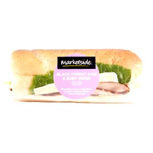 1/2 sandwich (6 oz) Black Forest Ham & Baby Swiss Sub