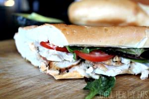 1/2 sandwich (6 oz) Chipotle Chicken on French Sandwich (Half)