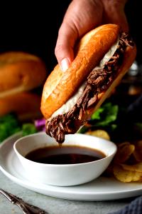 1/2 sandwich French Dip Sandwich (Half)
