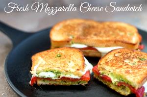 1/2 sandwich Mozzarella & Tomato Ciabatta