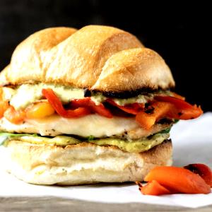 1/2 sandwich Toasted Tuscan Grilled Chicken (Half)