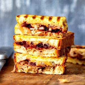 1/2 sandwich Turkey Cranberry Panini