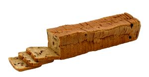 1/2 Slice Raisin Brown Bread