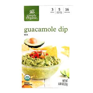 1/2 tsp (1.4 g) Guacamole Dip Mix