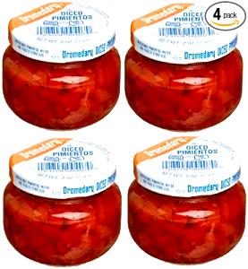 1/2 tsp (4 g) Diced Pimientos