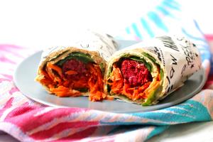 1/2 wrap (106 g) Falafel Hummus Wrap