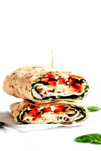 1/2 wrap Spinach Popper