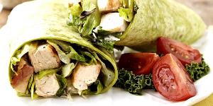 1/2 wrap w/ 1/2 salad (334 g) Lavosh Shawarma Wrap (Half) with Salad