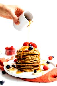 1/3-1/2 cup (50 g) Peanut Butter Protein Pancake & Waffle Mix