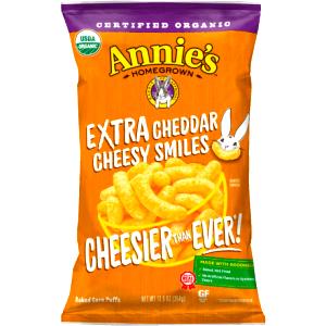 1 3/4 cups (30 g) Extra Cheddar Cheesy Smiles