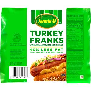1 3/5 Oz Turkey Franks, Cheese Dogs