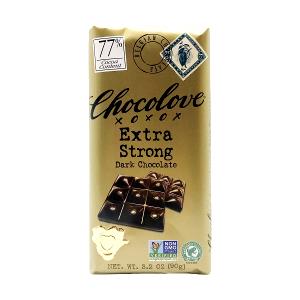 1/3 bar (6 squares) (30 g) 77% Extra Strong Dark Chocolate