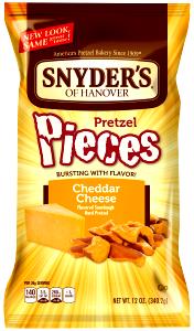 1/3 cup (1 oz) Cheddar Cheese Pretzel Pieces