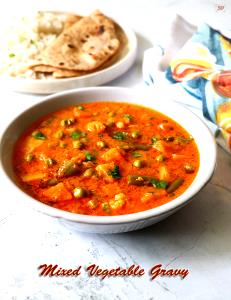1/3 cup (100 g) Mixed Vegetable Curry
