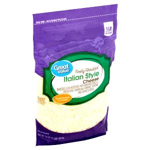 1/3 cup (28 g) Fancy Shredded Italian Style Parmesan Cheese