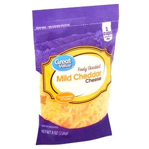 1/3 cup (28 g) Fancy Shredded Mild Cheddar Cheese