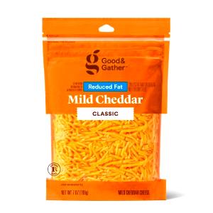 1/3 cup (28 g) Fancy Shredded Reduced Fat Mild Cheddar Cheese