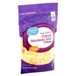 1/3 cup (28 g) Natural Shredded Cheddar Jack Cheese