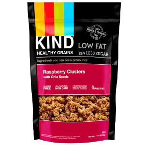 1/3 cup (29 g) Healthy Grains Raspberry Clusters with Chia Seeds