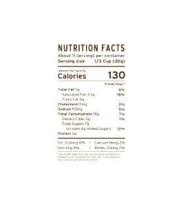 1/3 cup (30 g) Blueberry Hemp Granola