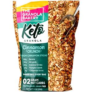 1/3 cup (30 g) Keto Granola Cinnamon Pecan