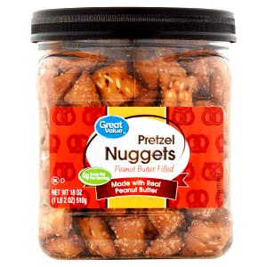 1/3 cup (30 g) Mini Peanut Butter Filled Pretzel Nuggets