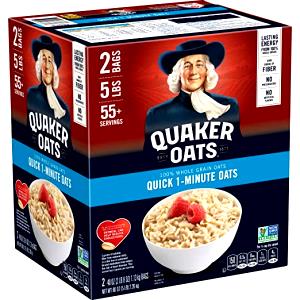 1/3 cup (30 g) Quick 1-Minute Oats